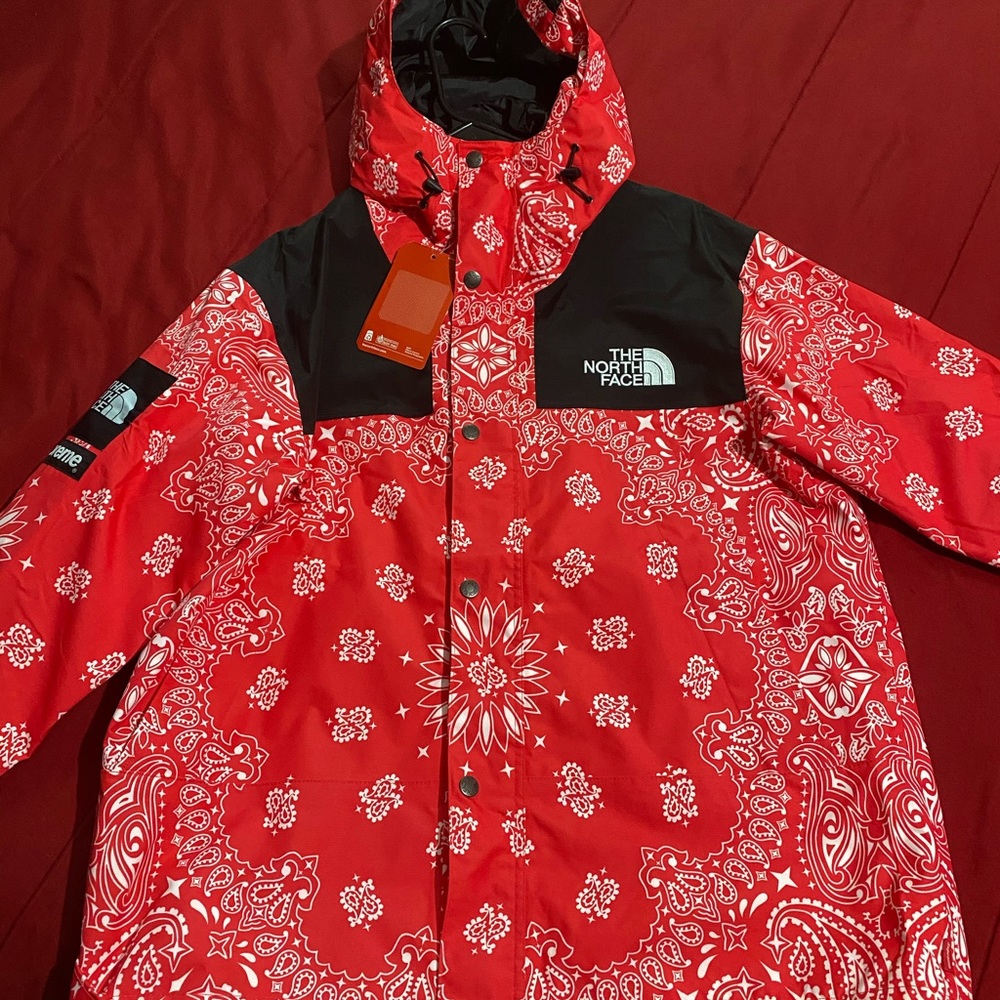Supreme x The North Face FW14 Red Bandana